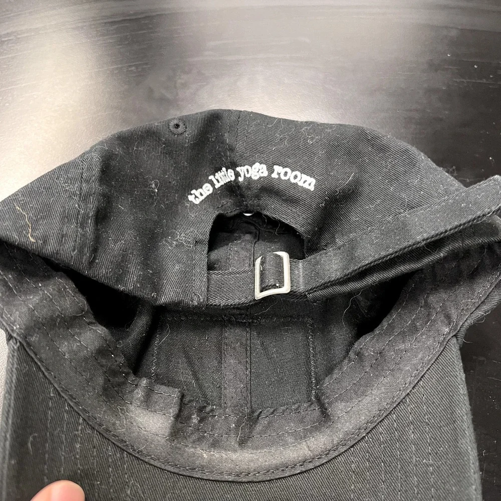 Good Vibes Hat Cap Strap Back Black with Rainbow‎ Dad Unstructured Adjustable